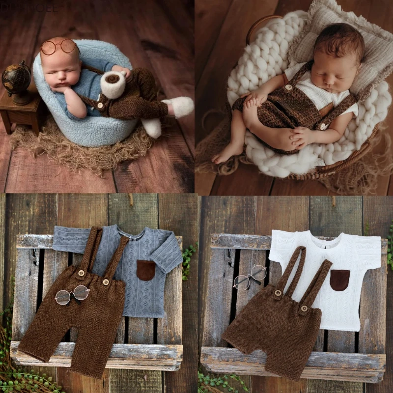 Infant Photography Props Outfit - Pasgeboren Fotografie Rekwisieten Outfit Baby Boy
