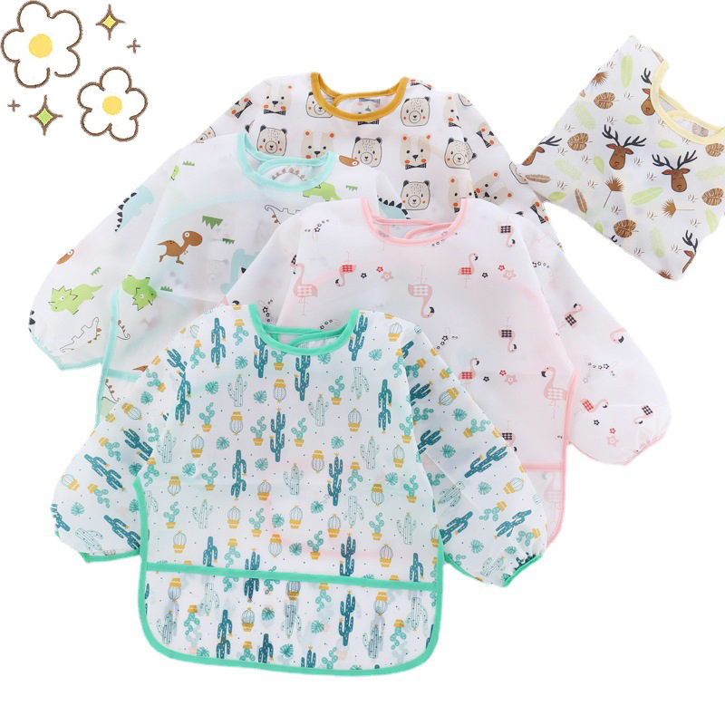 Waterproof Baby Bibs Silicone - Baby siliconen cartoon slabbetje 0-6 jaar