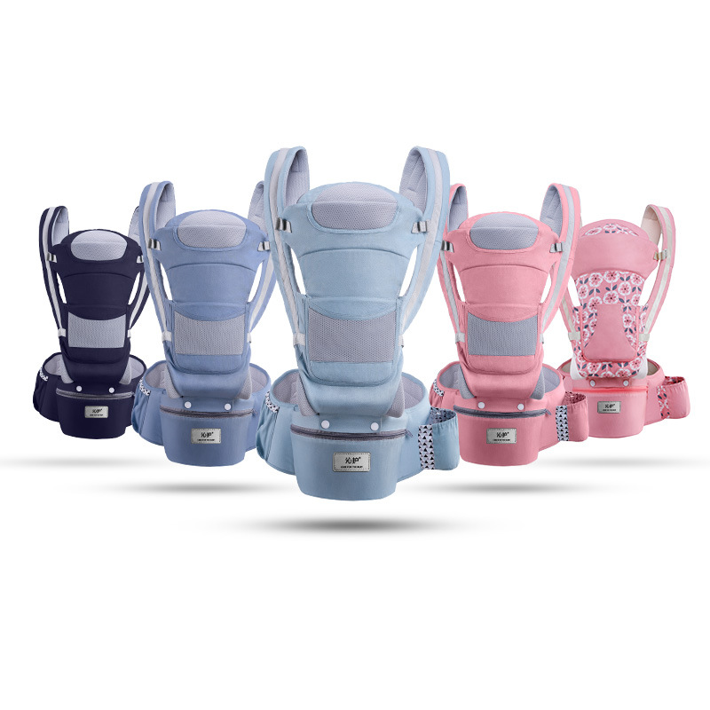 Ergonomic Baby Carrier Newborn To Toddler - Draagzak Met Heupkruk Ergonomische Babywikkel Draagdoek