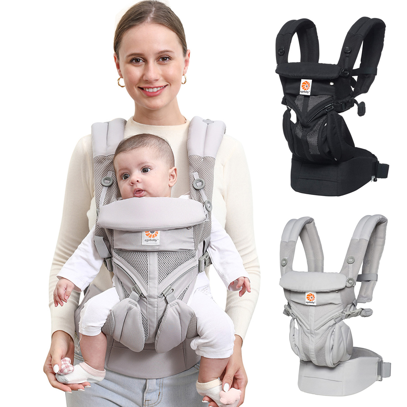 Ergonomic Baby Carrier Newborn To Toddler - Ergonomische multifunctionele baby draagzak, multi-pocket babyrugzak,