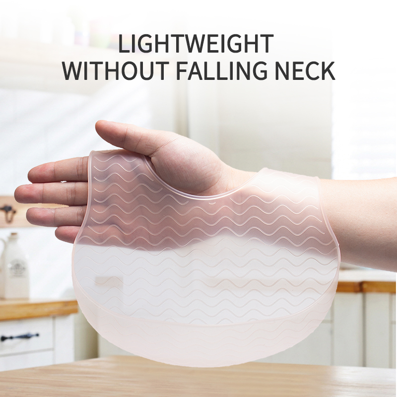 Waterproof Baby Bibs Silicone - 1pc BabySilicone Jelly Bib Ultra Lichtgewicht