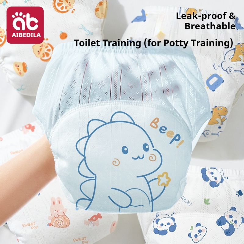 Toddler Training Pants Leak Proof - Zomer baby zindelijkheidstrainingbroekjes, wasbaar, ademend, lekvrij,