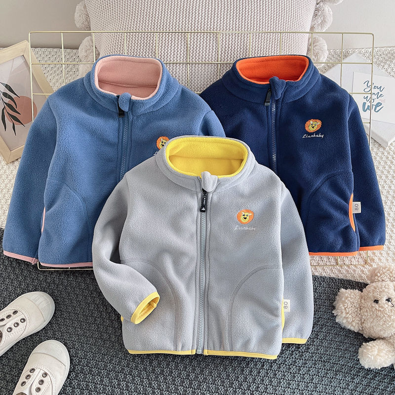 Toddler Boy Winter Fleece Jacket - 2026 Nieuwe Kinderen Jongens En Meisjes