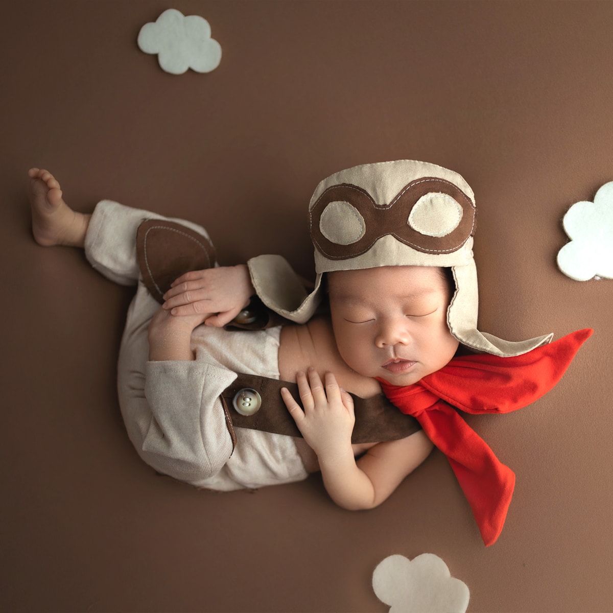 Infant Photography Props Outfit - Ylroen 3 Stuks Set Pasgeboren Jongen