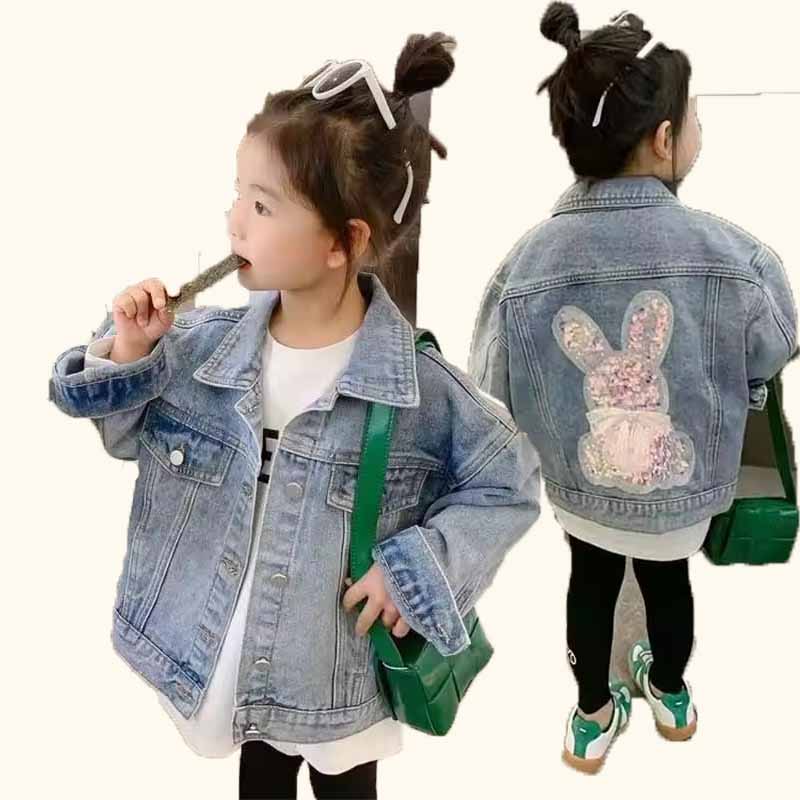 Baby Clothes - Baby Meisjes Denim Jas Kindermode Jas