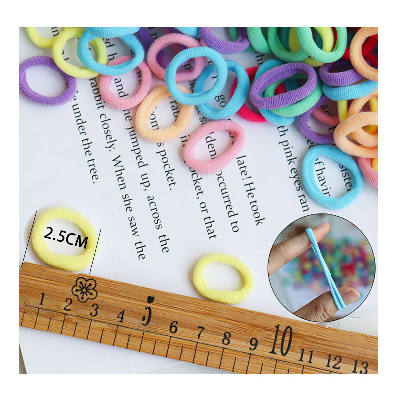 50/100Pcs 2.5Cm Elastische Haa - Baby Gear recensie en prijs