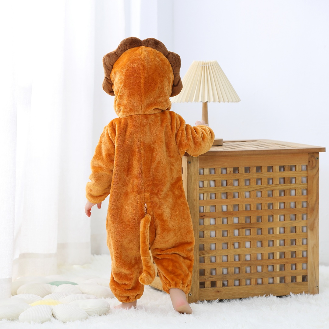 pasgeboren baby schattige leeu - Cotton Baby Onesies Zipper recensie en prijs
