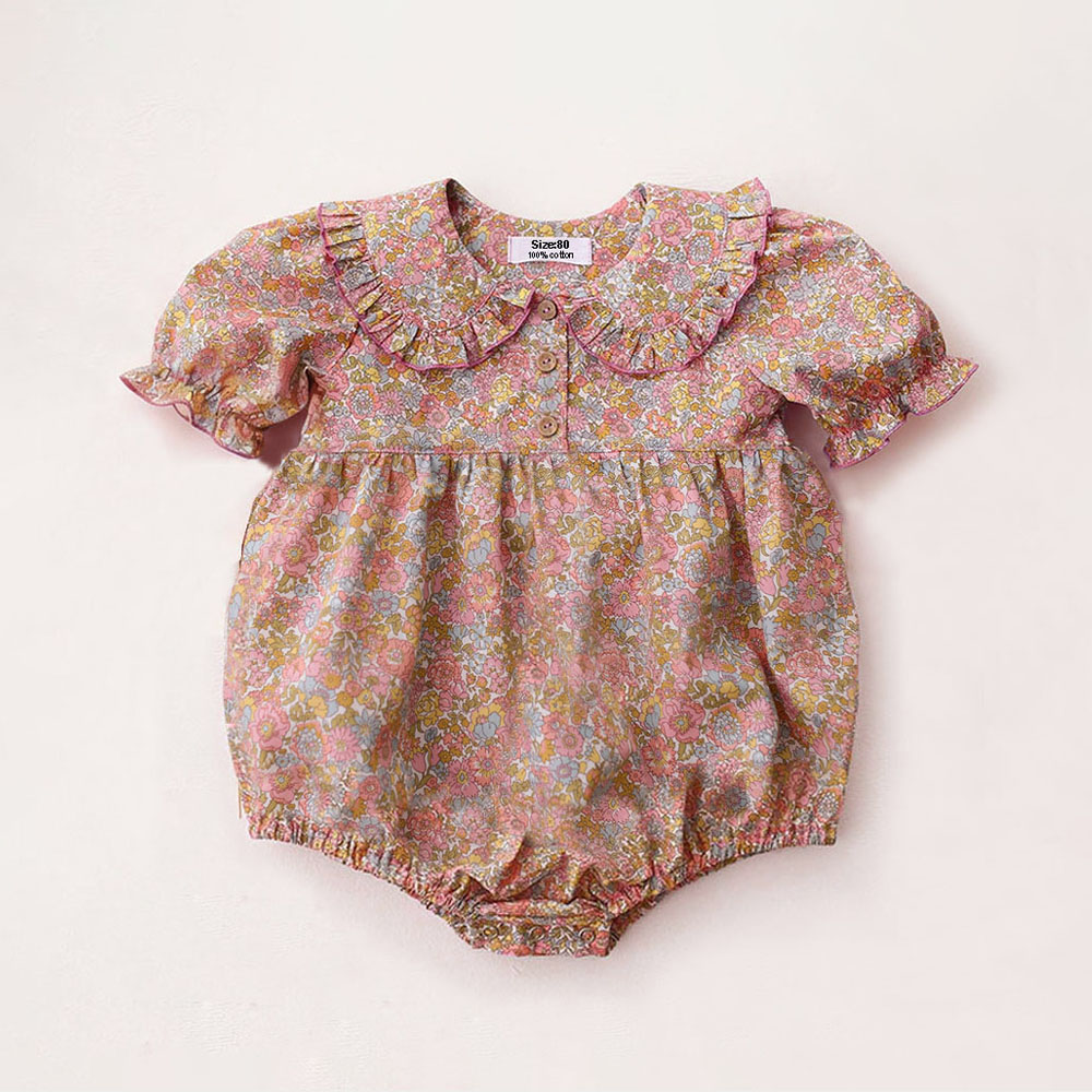 Zomer baby romper, schattig bl - Newborn Baby Girl Romper Floral recensie en prijs