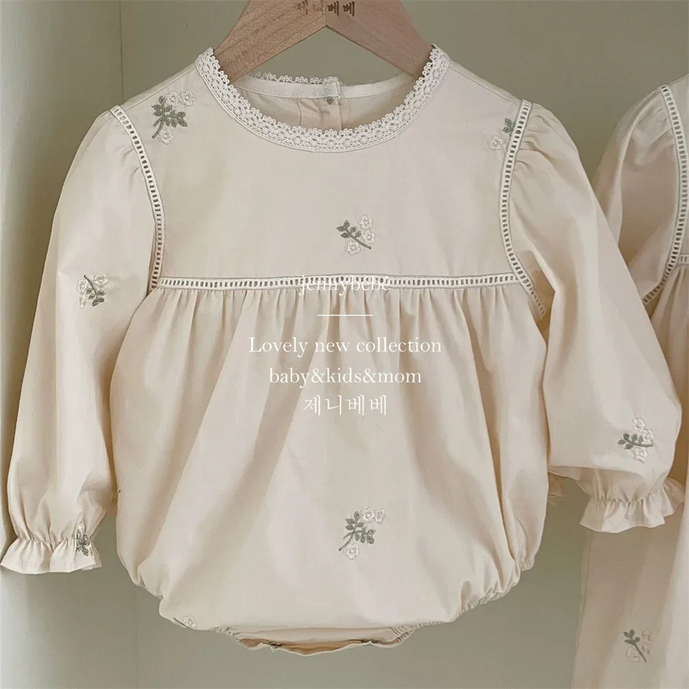 Baby meisjes geborduurde bloem - Newborn Baby Girl Romper Floral recensie en prijs