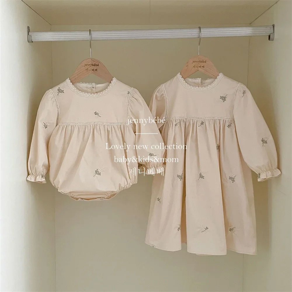 Baby meisjes geborduurde bloem - Newborn Baby Girl Romper Floral recensie en prijs