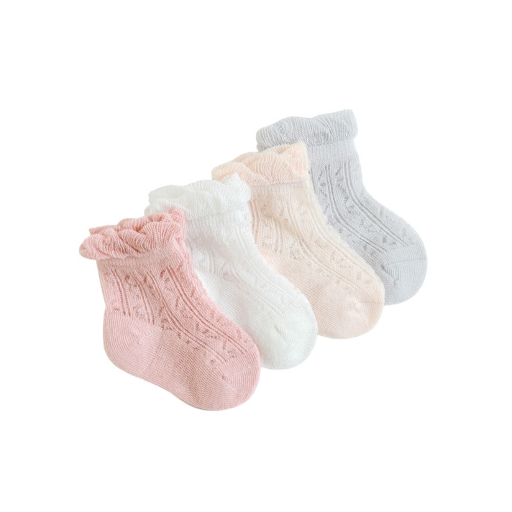 4 paar zoete katoenen baby sok - Unisex Baby Socks Non Slip recensie en prijs