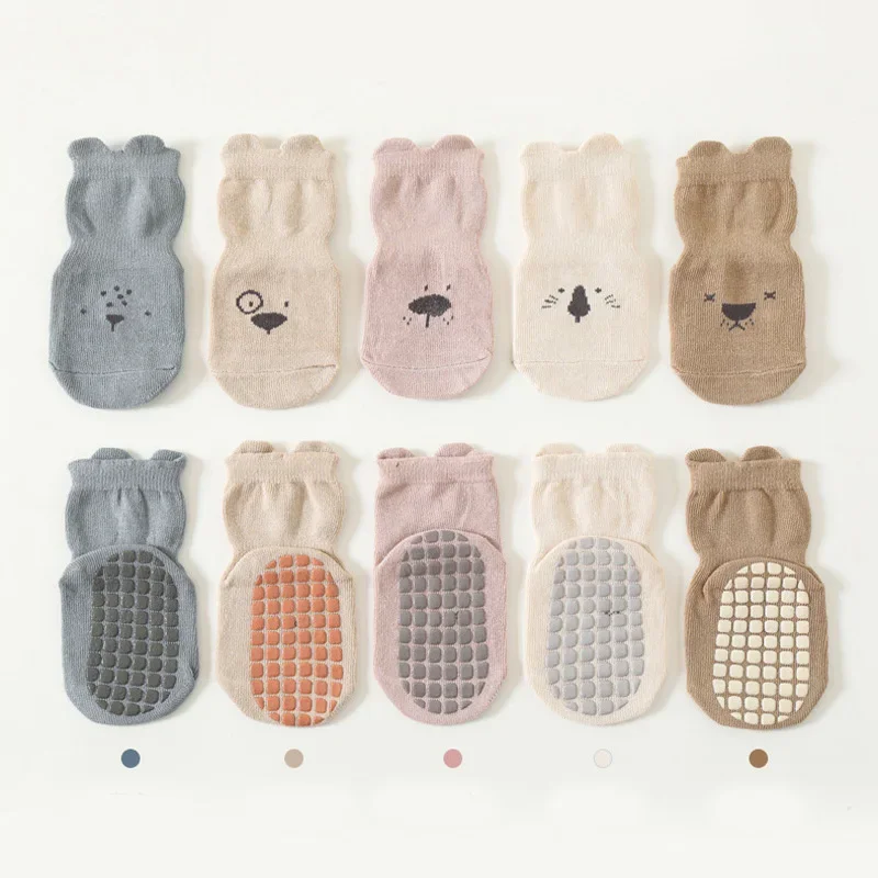 3/5 paar baby schattig dierenp - Unisex Baby Socks Non Slip recensie en prijs