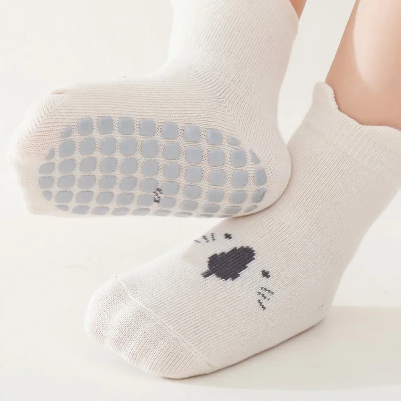 3/5 paar baby schattig dierenp - Unisex Baby Socks Non Slip recensie en prijs