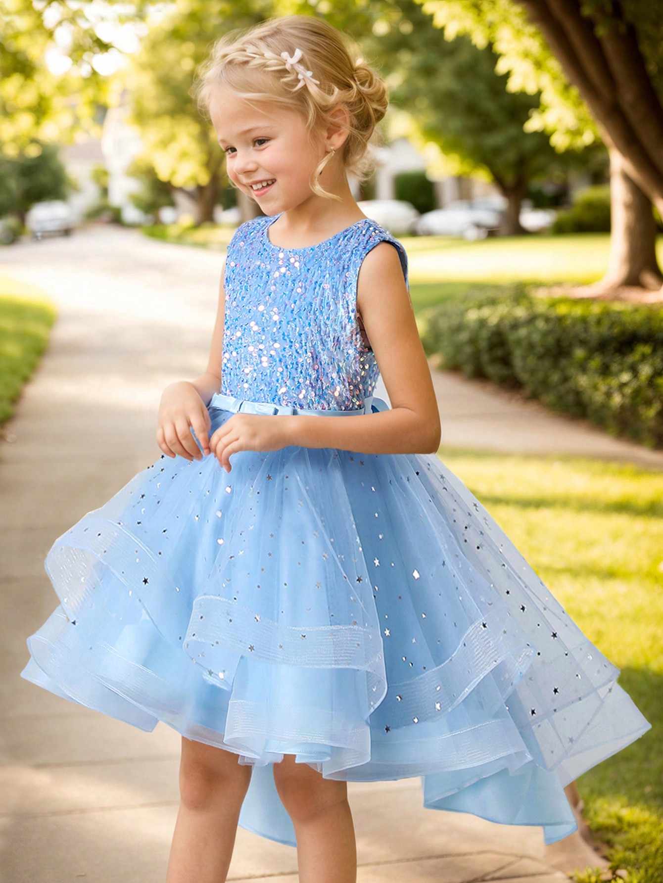 Baby meisje prinses bloemen pa - Toddler Girl Tulle Party Dress recensie en prijs