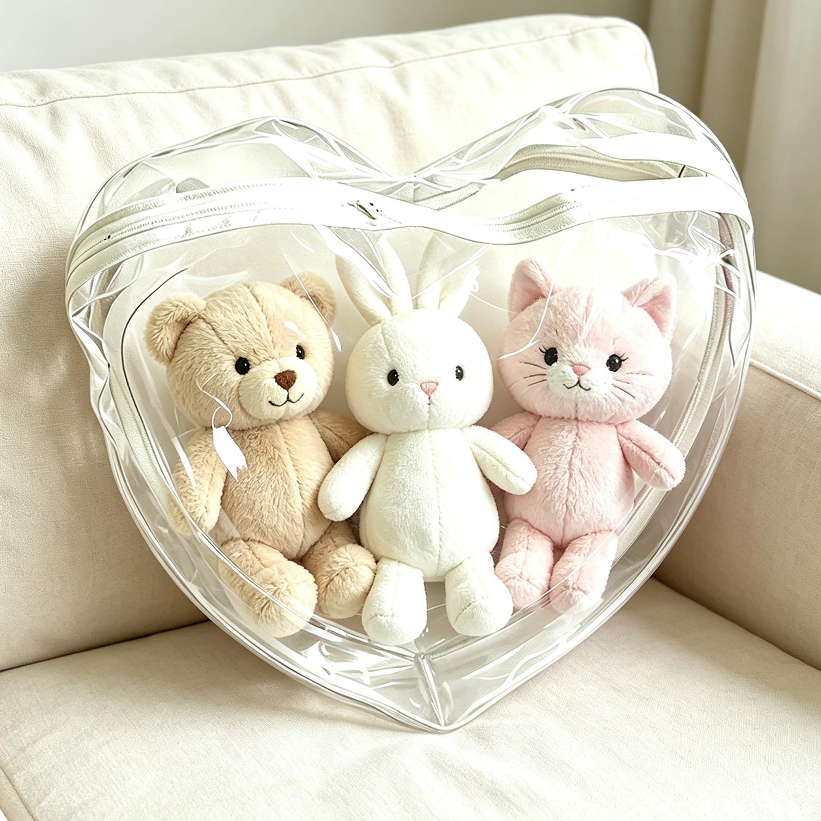 Opbergzak voor knuffels, trans - Nursery recensie en prijs