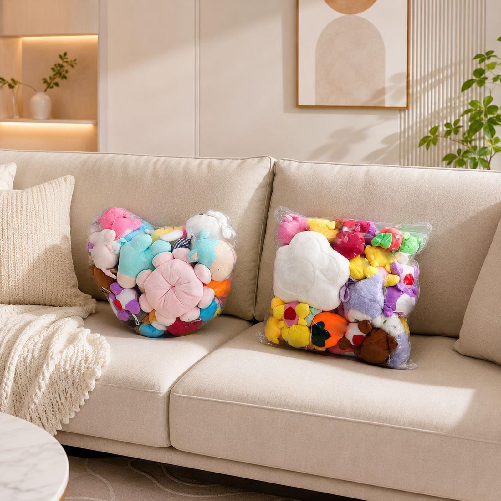 Opbergzak voor knuffels, trans - Nursery recensie en prijs