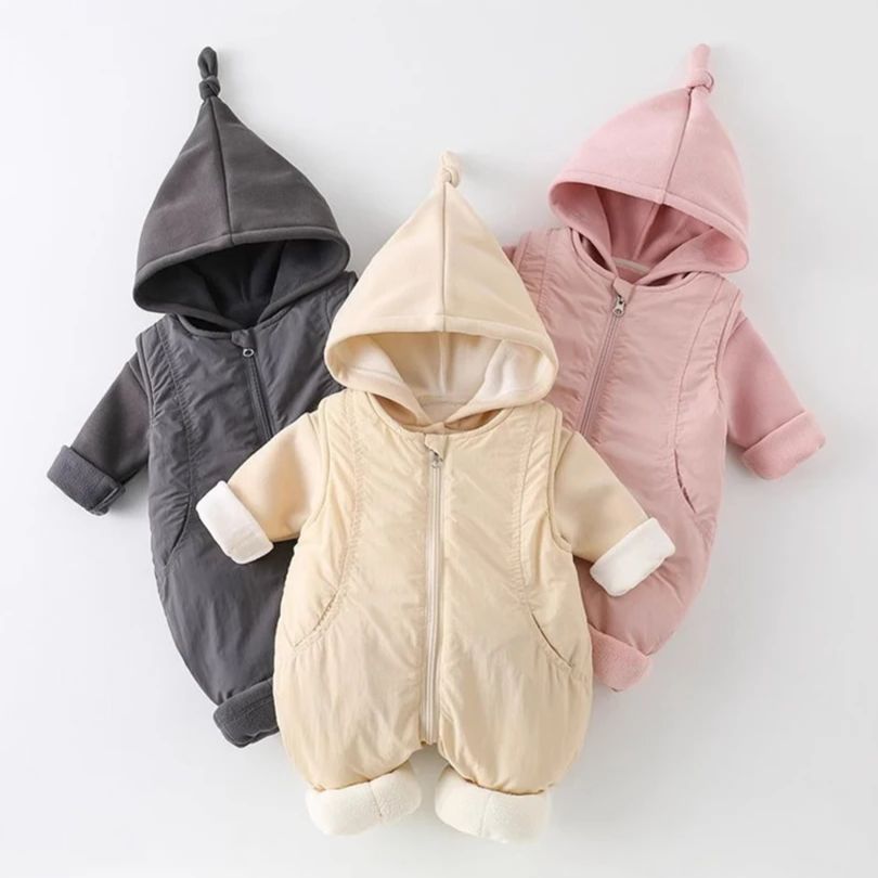 Winter verdikte katoenen baby  - Cotton Baby Onesies Zipper recensie en prijs