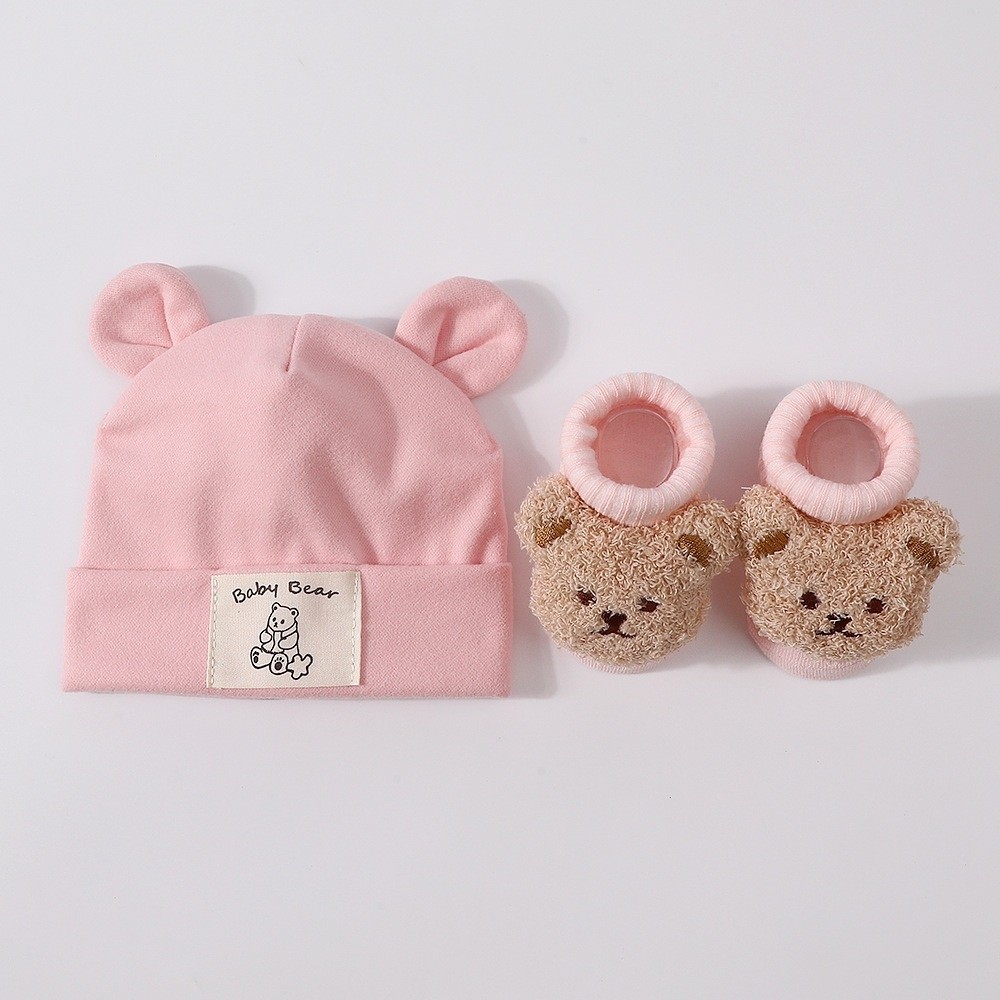 2-delige set schattige katoene - Infant Beanie Hat With Ears recensie en prijs