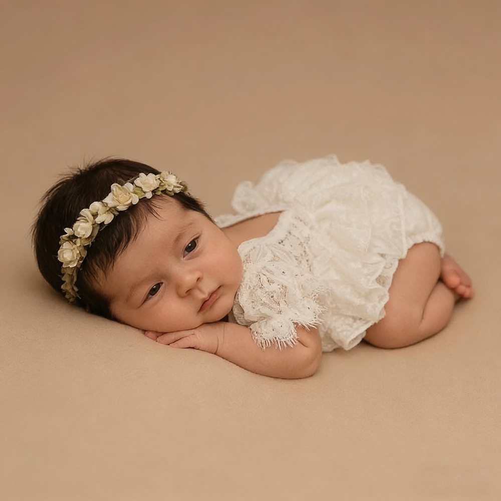 Pasgeboren fotografie-outfit m - Newborn Baby Girl Romper Floral recensie en prijs