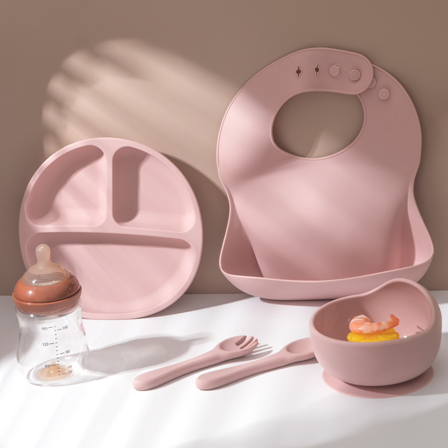 5 Stuks Baby Siliconen Voeden  - Waterproof Baby Bibs Silicone recensie en prijs