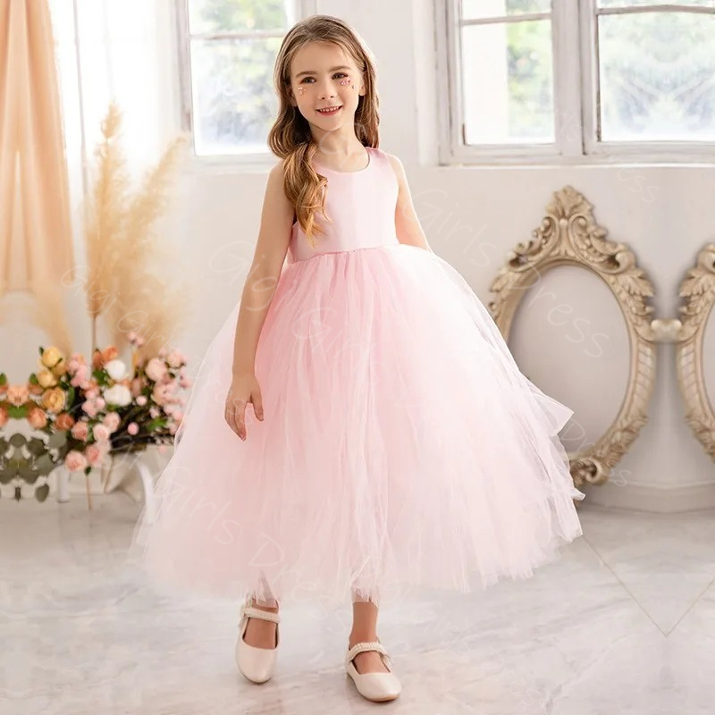 Blauwe bloemenmeisje jurk voor - Toddler Girl Tulle Party Dress recensie en prijs