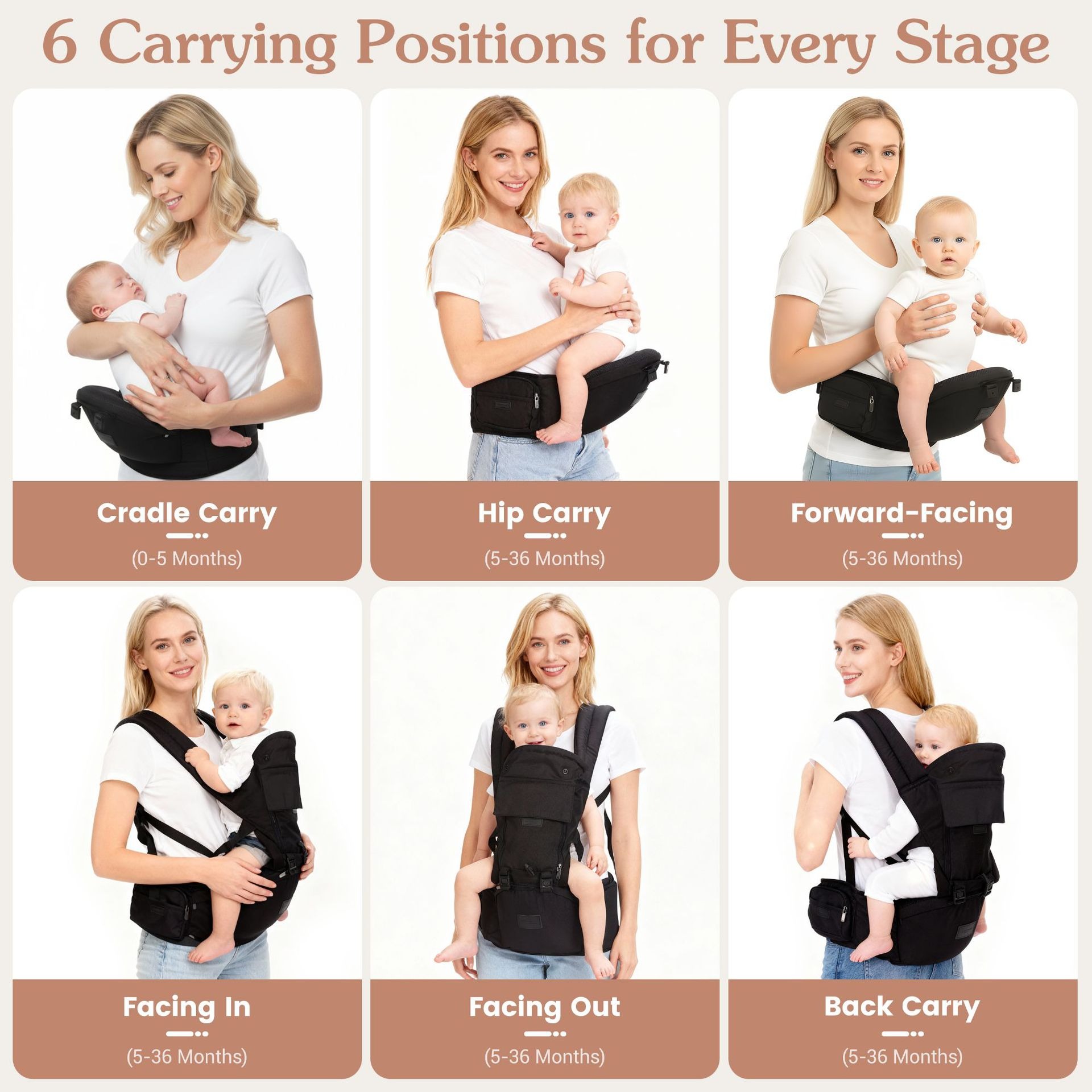 Draagzak met heupzitje, ergono - Ergonomic Baby Carrier Newborn To Toddler recensie en prijs