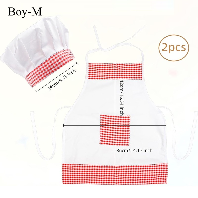 Rode Gingham Baby Chef-kostuum - Infant Photography Props Outfit recensie en prijs