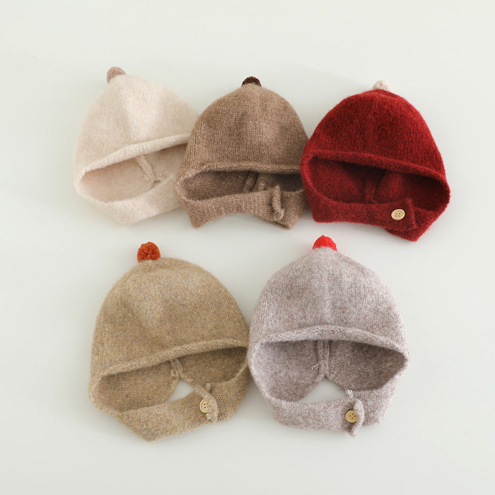 Winter gebreide baby oorklep h - Infant Beanie Hat With Ears recensie en prijs
