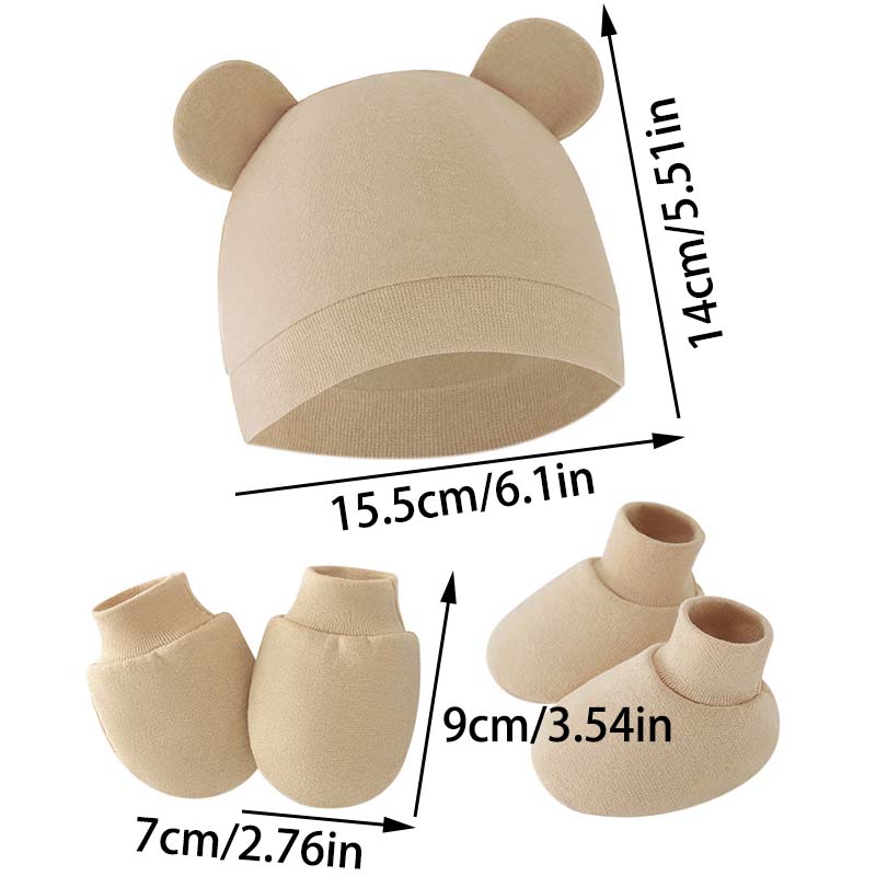 2026 Baby Hoed Handschoen Sokk - Infant Beanie Hat With Ears recensie en prijs