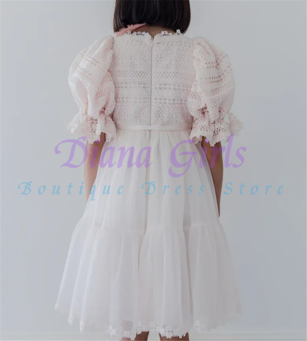 Kwaliteit elegante bloemenmeis - Toddler Girl Tulle Party Dress recensie en prijs