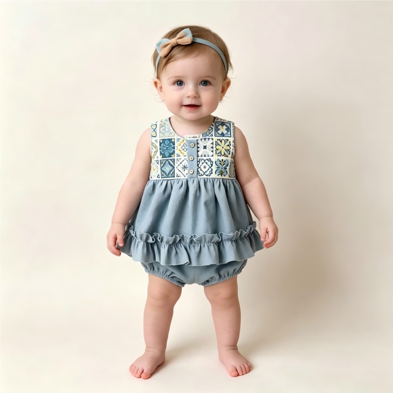 Mode pasgeboren baby meisje jo - Baby Summer Linen Sleeveless Jumpsuit recensie en prijs