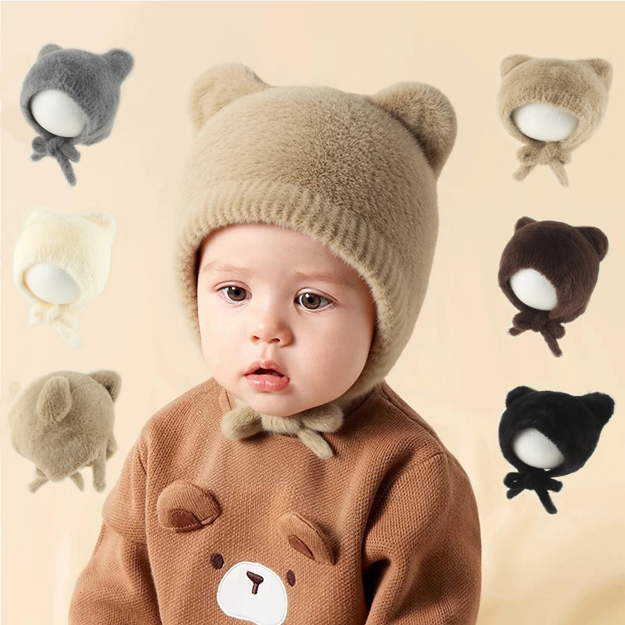 Leuke Cartoon Baby Gebreide Mu - Infant Beanie Hat With Ears recensie en prijs