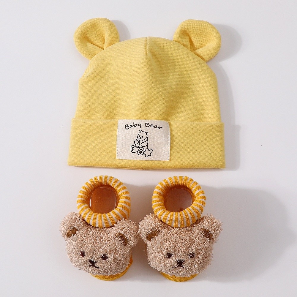 2 stuks/set: katoenen babyhoed - Infant Beanie Hat With Ears recensie en prijs
