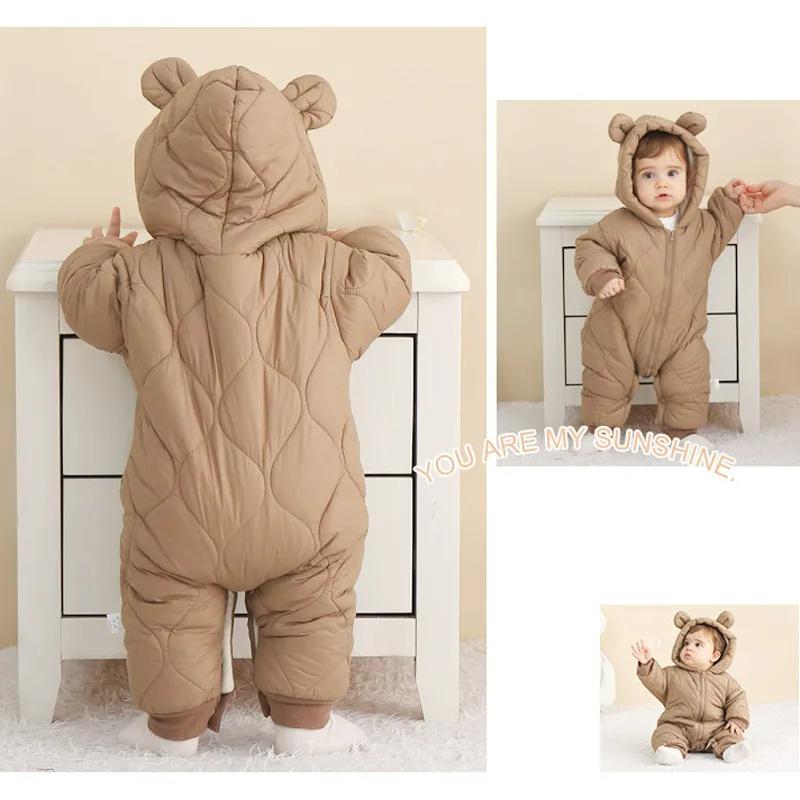 Pasgeboren Baby Romper Winter  - Cotton Baby Onesies Zipper recensie en prijs