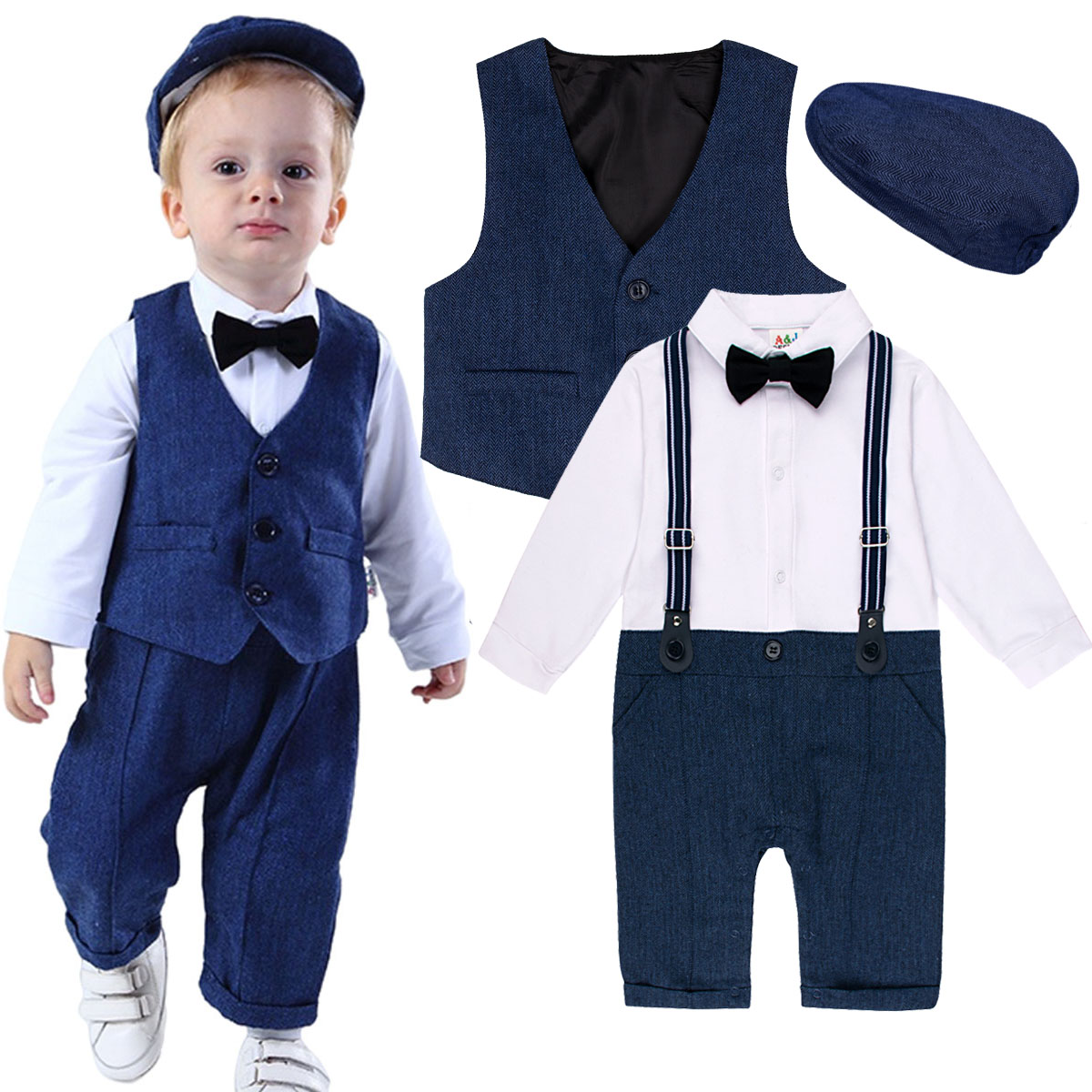 Babyjongenskleding 0-24M Babyj - Baby Boy Suit Set Baptism recensie en prijs