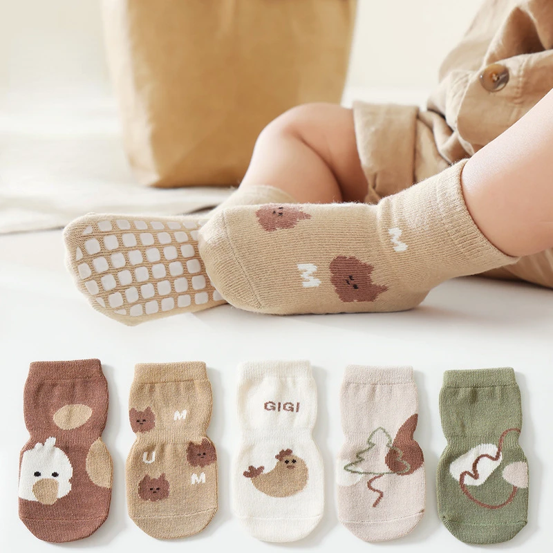 Nieuwe Herfst Winter Kawaii Ba - Unisex Baby Socks Non Slip recensie en prijs