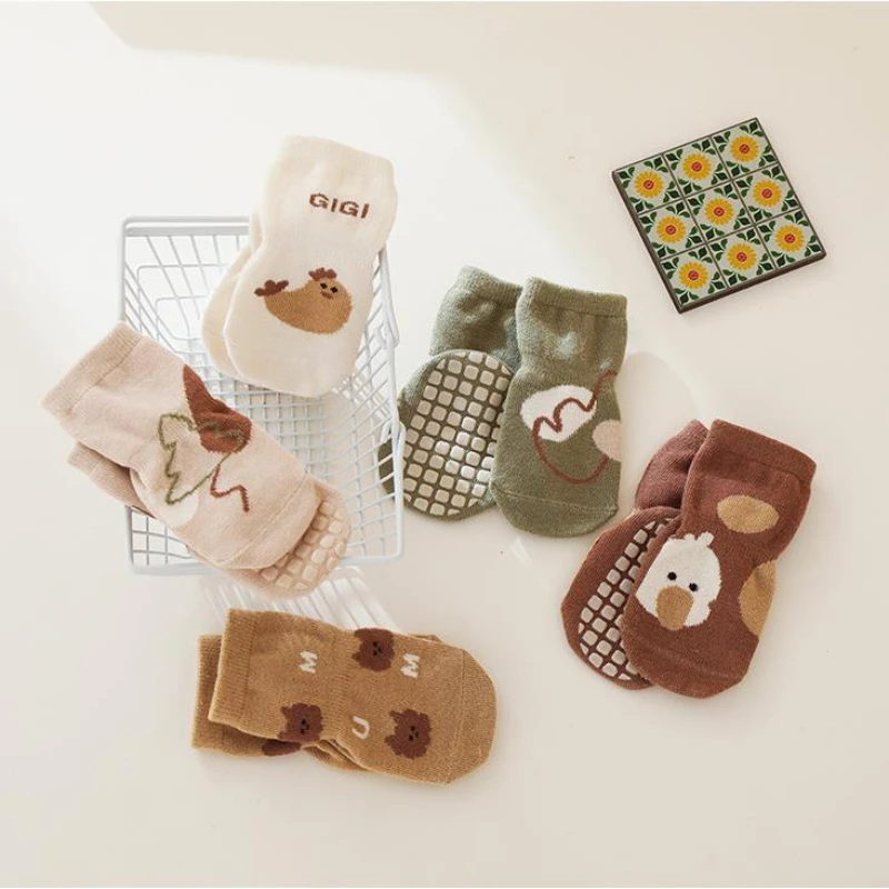 Nieuwe Herfst Winter Kawaii Ba - Unisex Baby Socks Non Slip recensie en prijs
