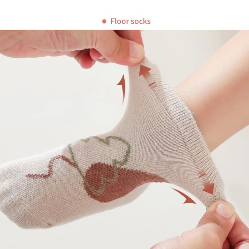 Nieuwe Herfst Winter Kawaii Ba - Unisex Baby Socks Non Slip recensie en prijs