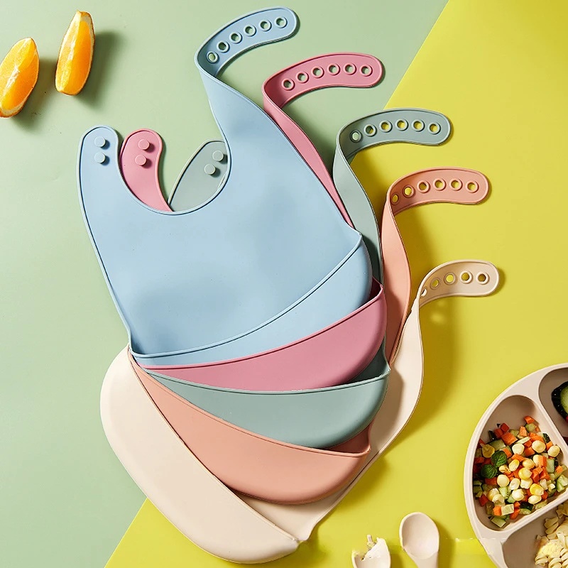 1-5 stuks baby siliconen slabb - Waterproof Baby Bibs Silicone recensie en prijs