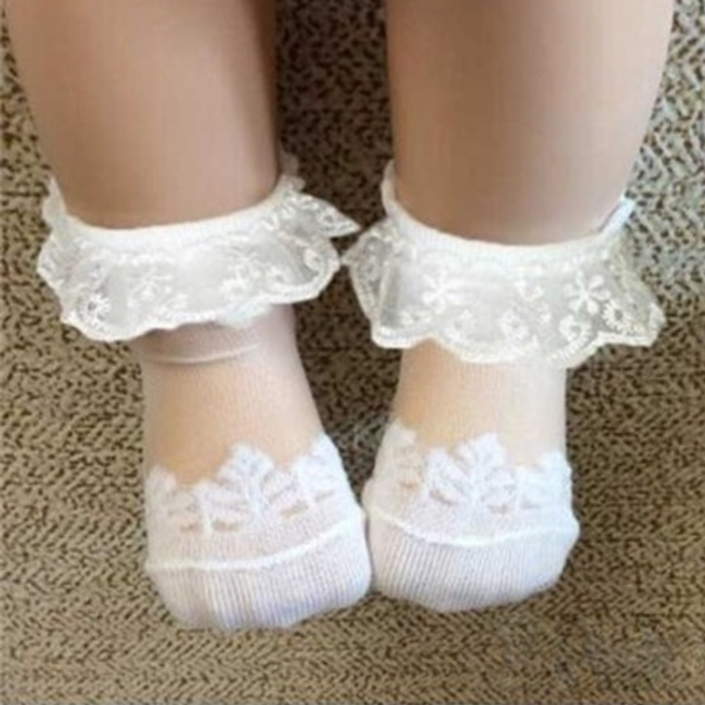 Leuke kanten bloemennet-babyso - Unisex Baby Socks Non Slip recensie en prijs
