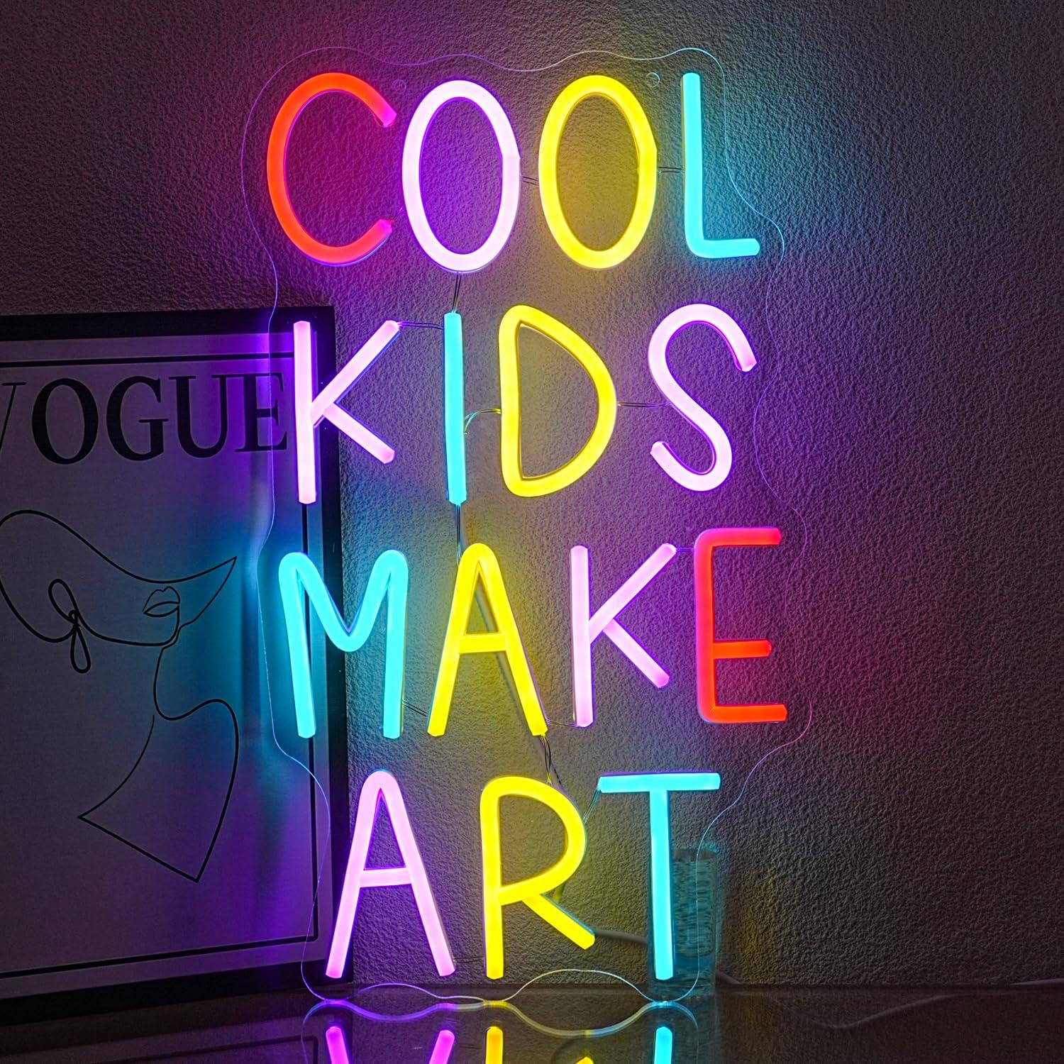 Cool Kids Make Art Neon Sign U - Nursery recensie en prijs