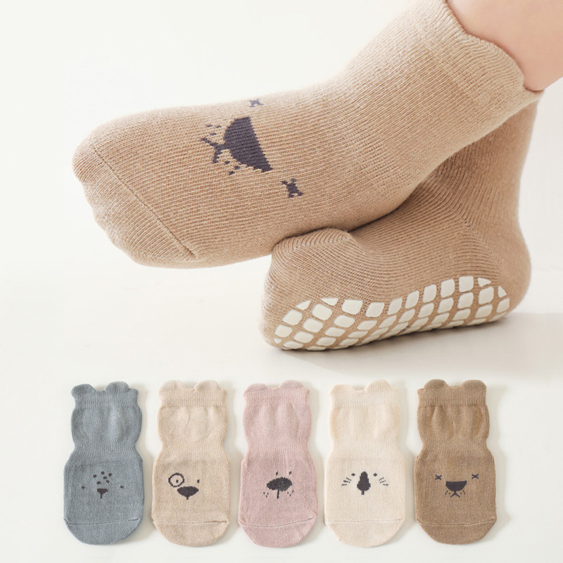 3/5 paar baby schattig dierenp - Unisex Baby Socks Non Slip recensie en prijs