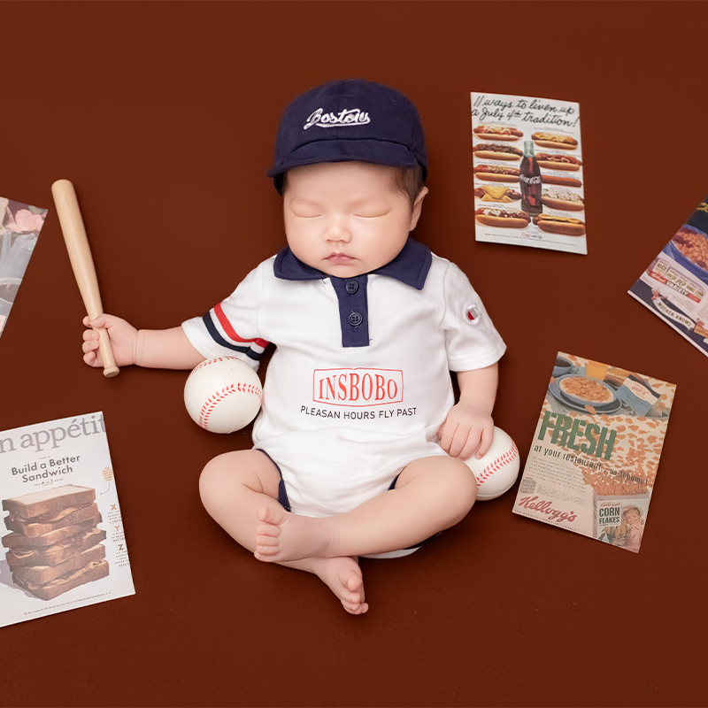 Sport-honkbalthema babyfoto-ou - Infant Photography Props Outfit recensie en prijs