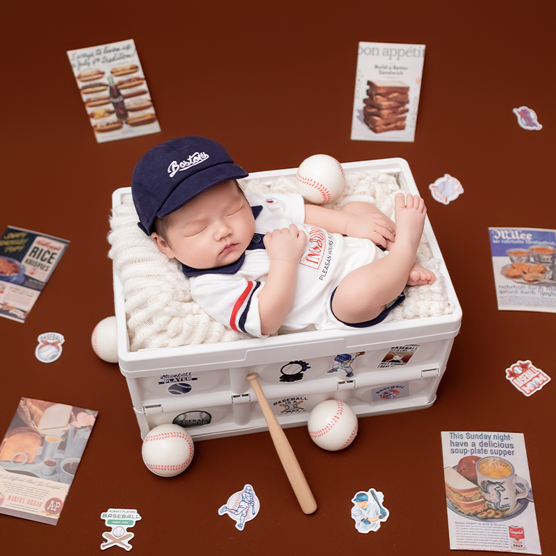Sport-honkbalthema babyfoto-ou - Infant Photography Props Outfit recensie en prijs