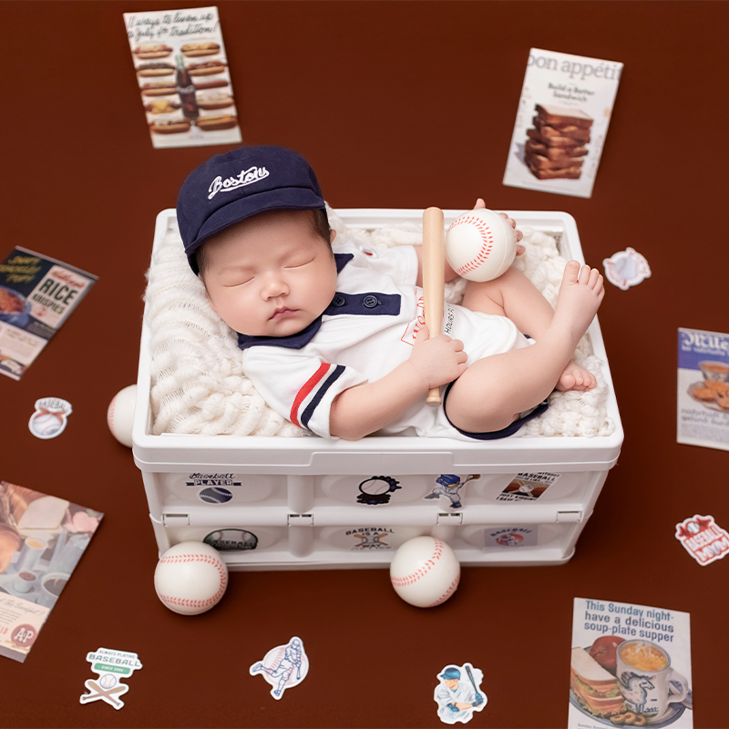 Sport-honkbalthema babyfoto-ou - Infant Photography Props Outfit recensie en prijs