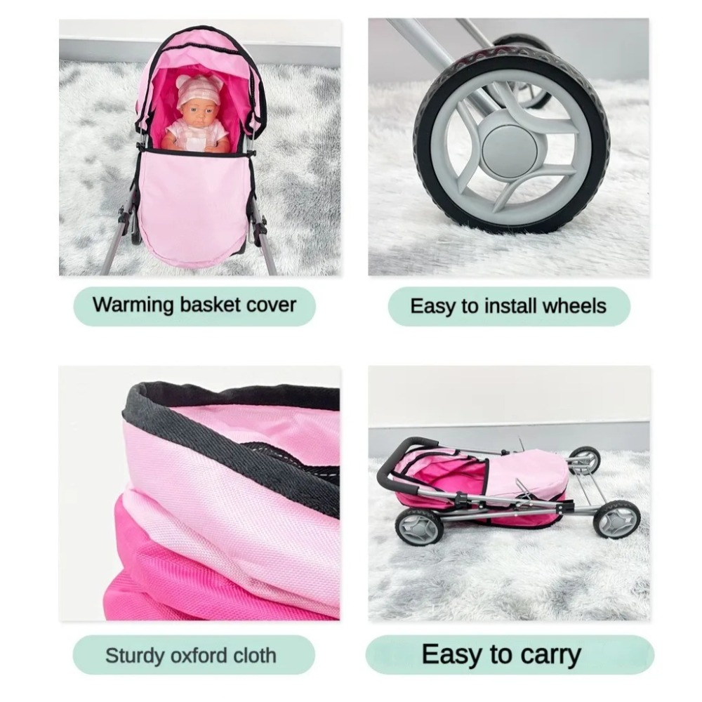 Poppenwagen voor kinderen Opvo - Lightweight Foldable Baby Stroller Compact recensie en prijs